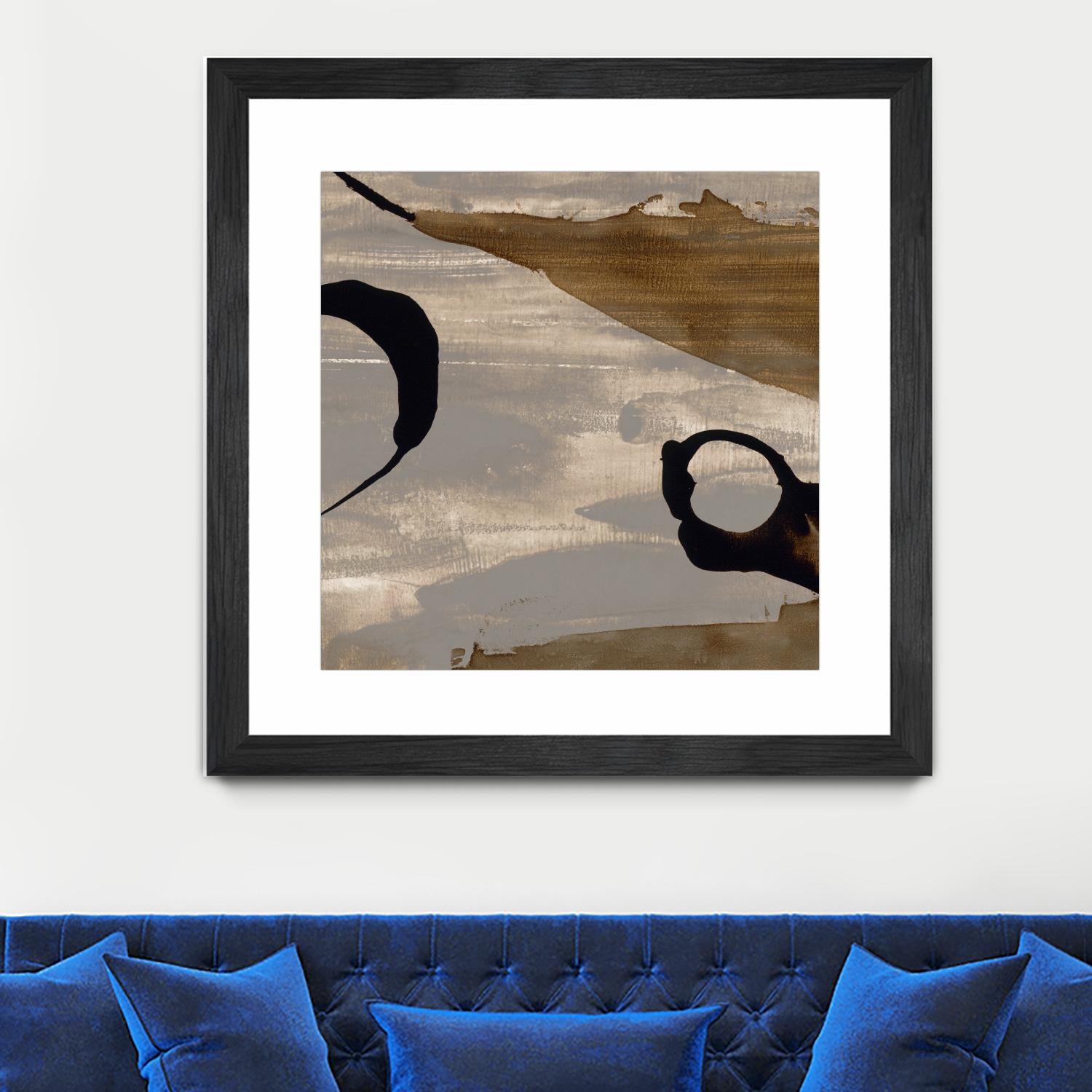 Gossamer II by Sisa Jasper on GIANT ART - brown abstract