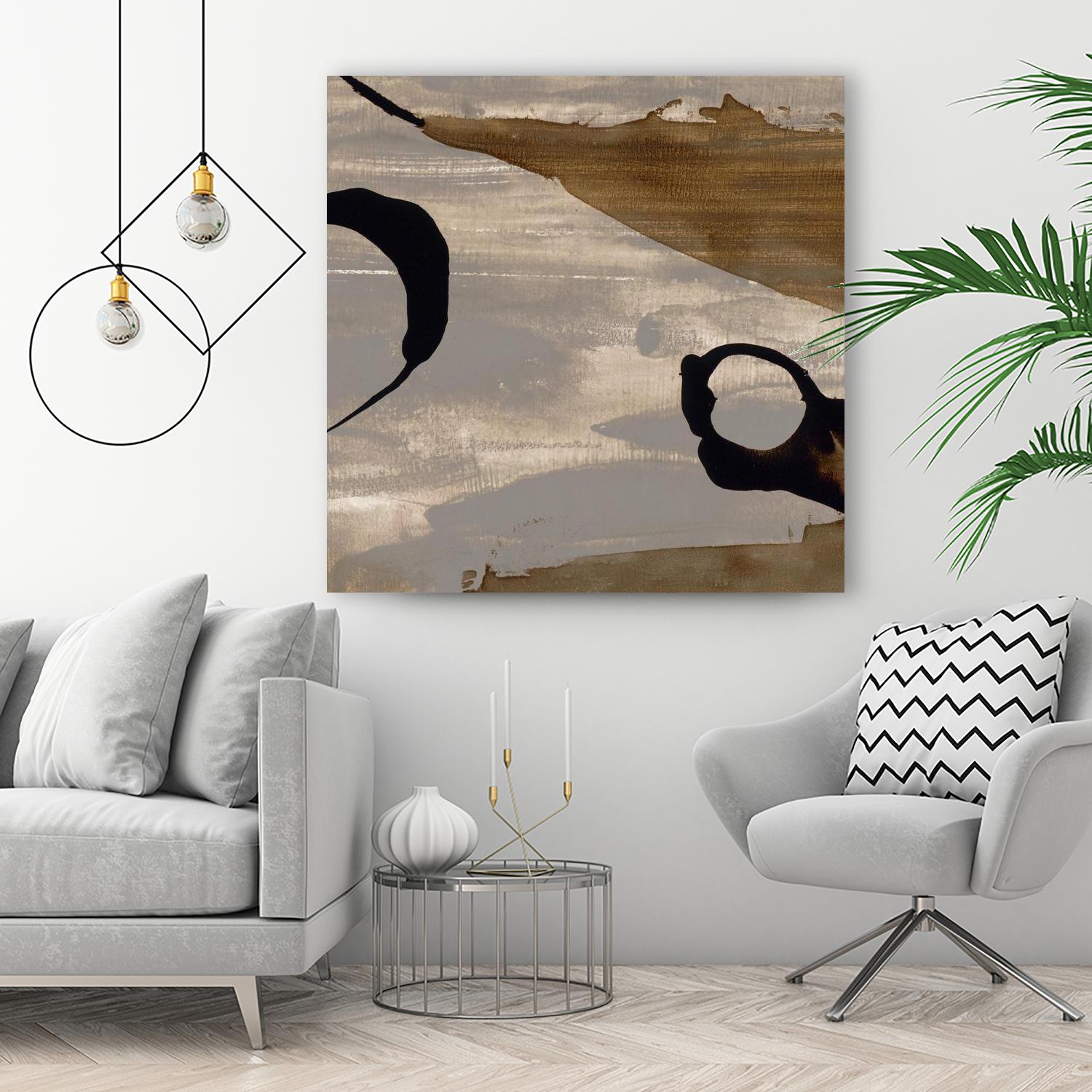 Gossamer II by Sisa Jasper on GIANT ART - brown abstract