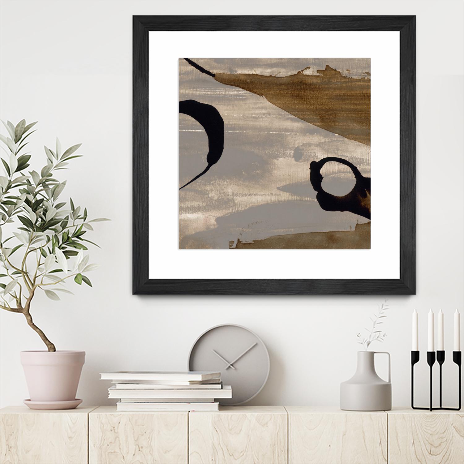 Gossamer II by Sisa Jasper on GIANT ART - brown abstract