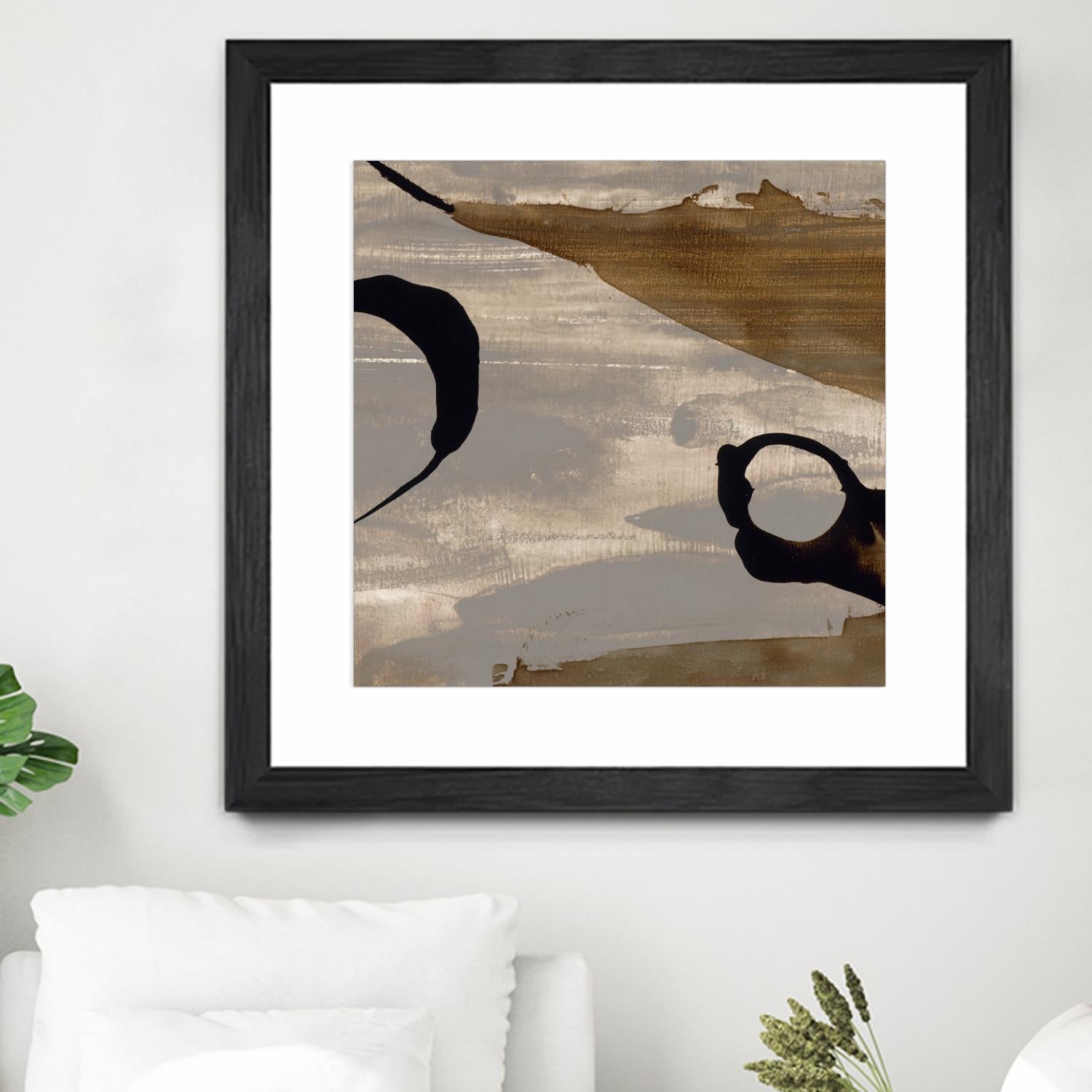 Gossamer II by Sisa Jasper on GIANT ART - brown abstract