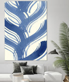 Macrame Blue IV by Vanna Lam on GIANT ART - blue abstract