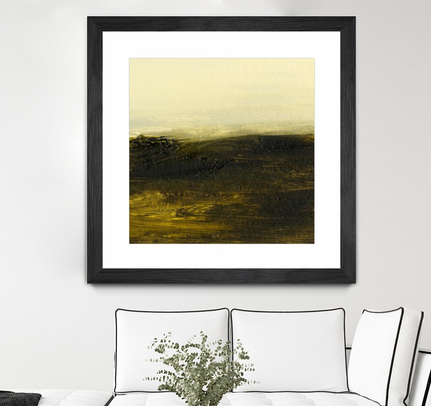 Light on the Horizon II by Sharon Gordon on GIANT ART - green abstract