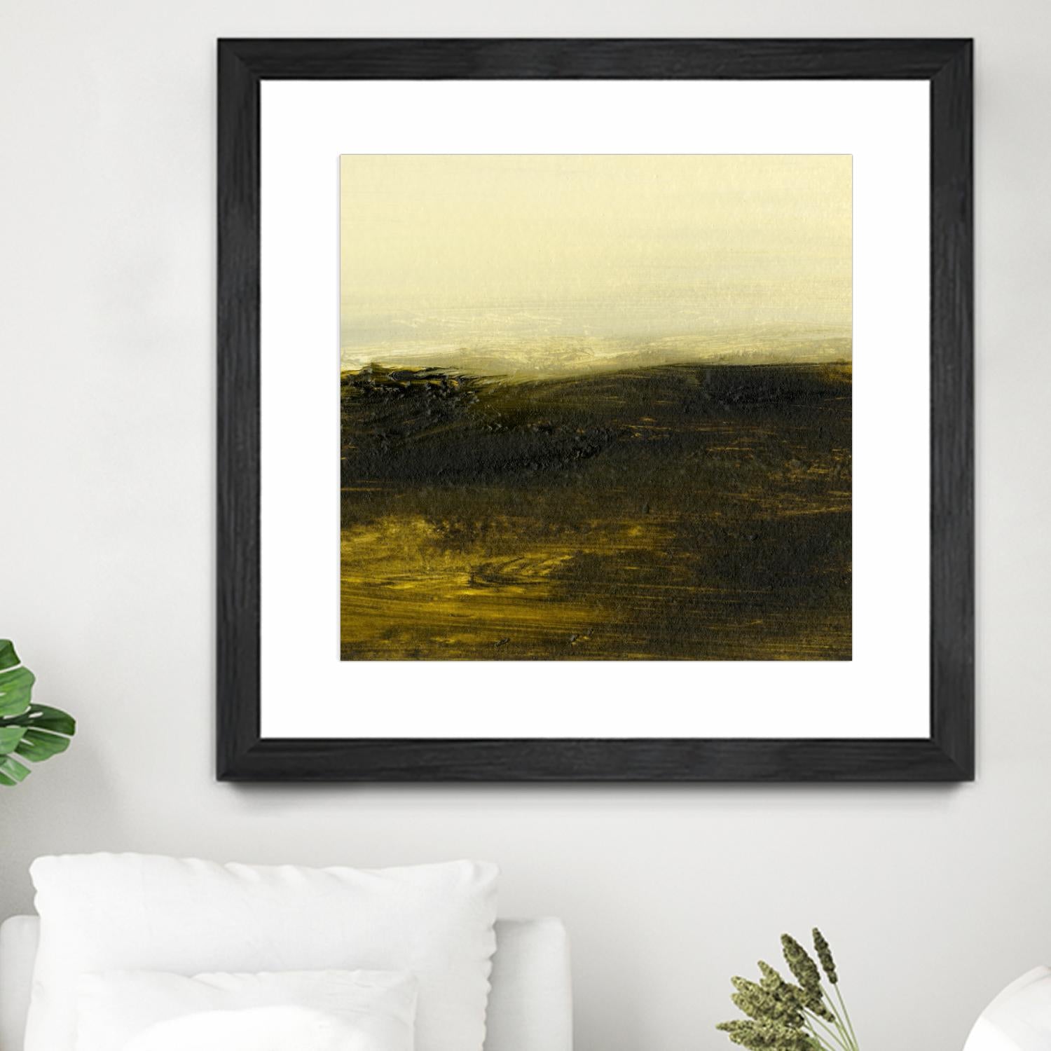 Light on the Horizon II by Sharon Gordon on GIANT ART - green abstract