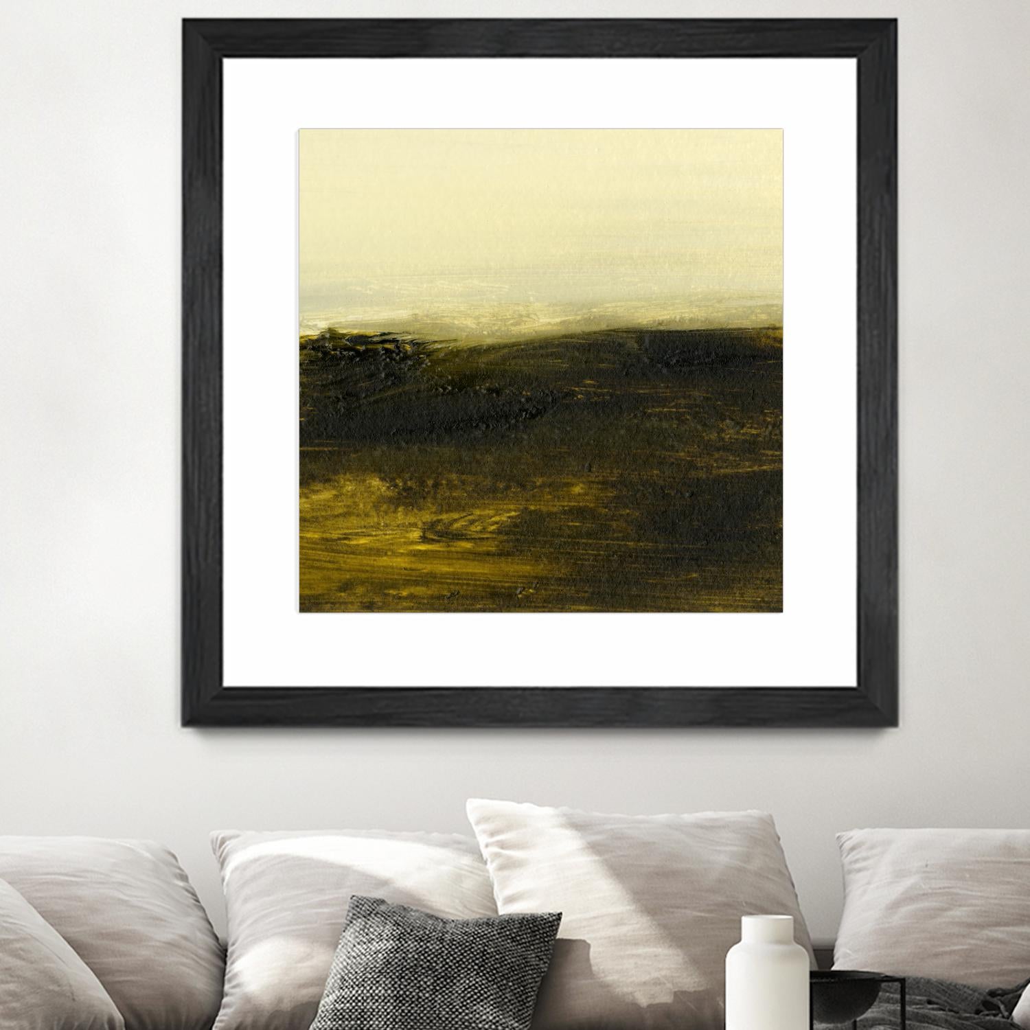 Light on the Horizon II by Sharon Gordon on GIANT ART - green abstract