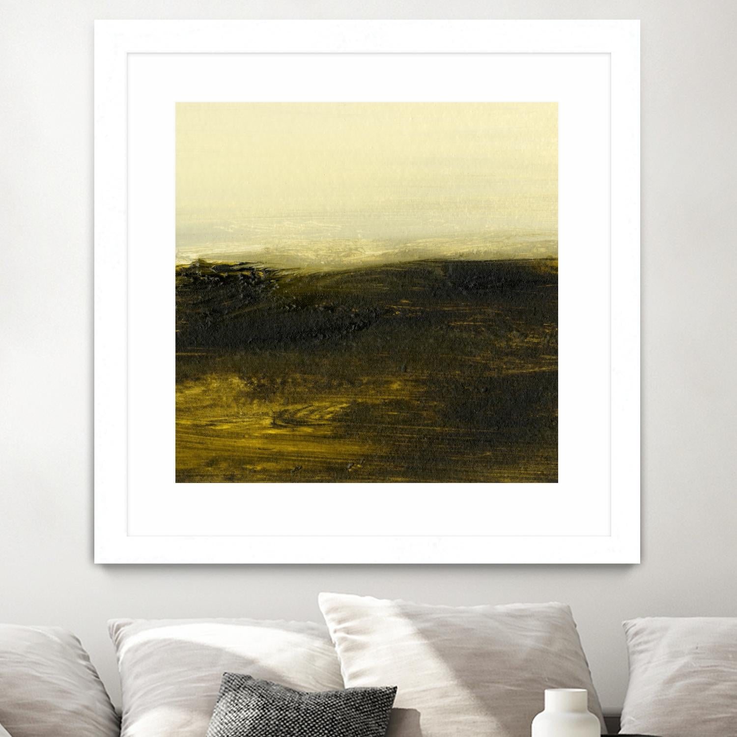 Light on the Horizon II by Sharon Gordon on GIANT ART - green abstract