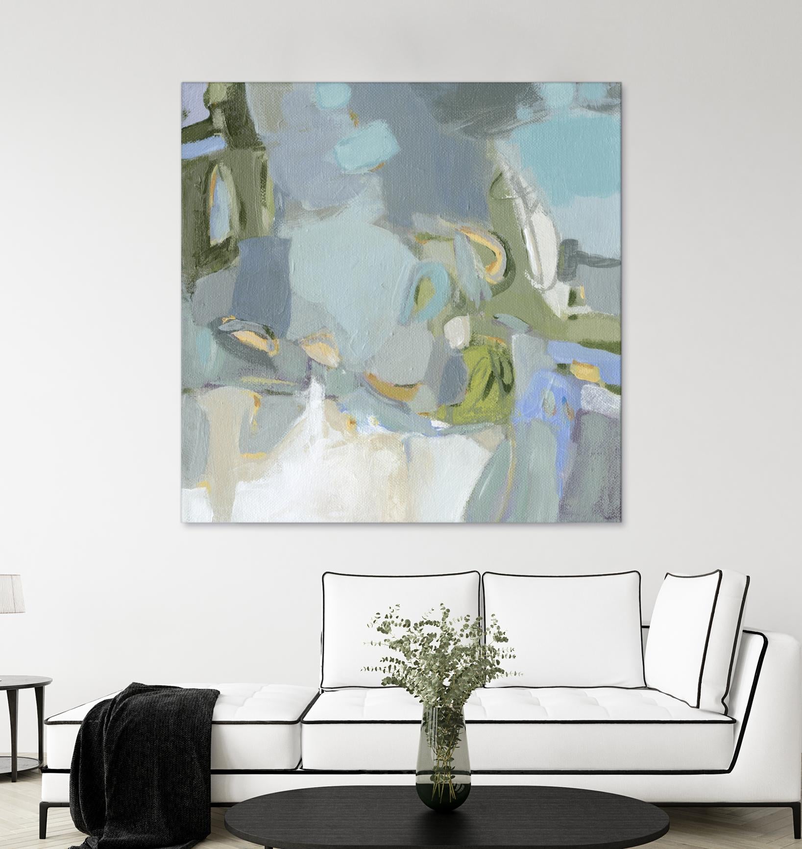 Moonlight by Christina Long on GIANT ART - green abstract