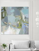 Moonlight by Christina Long on GIANT ART - green abstract