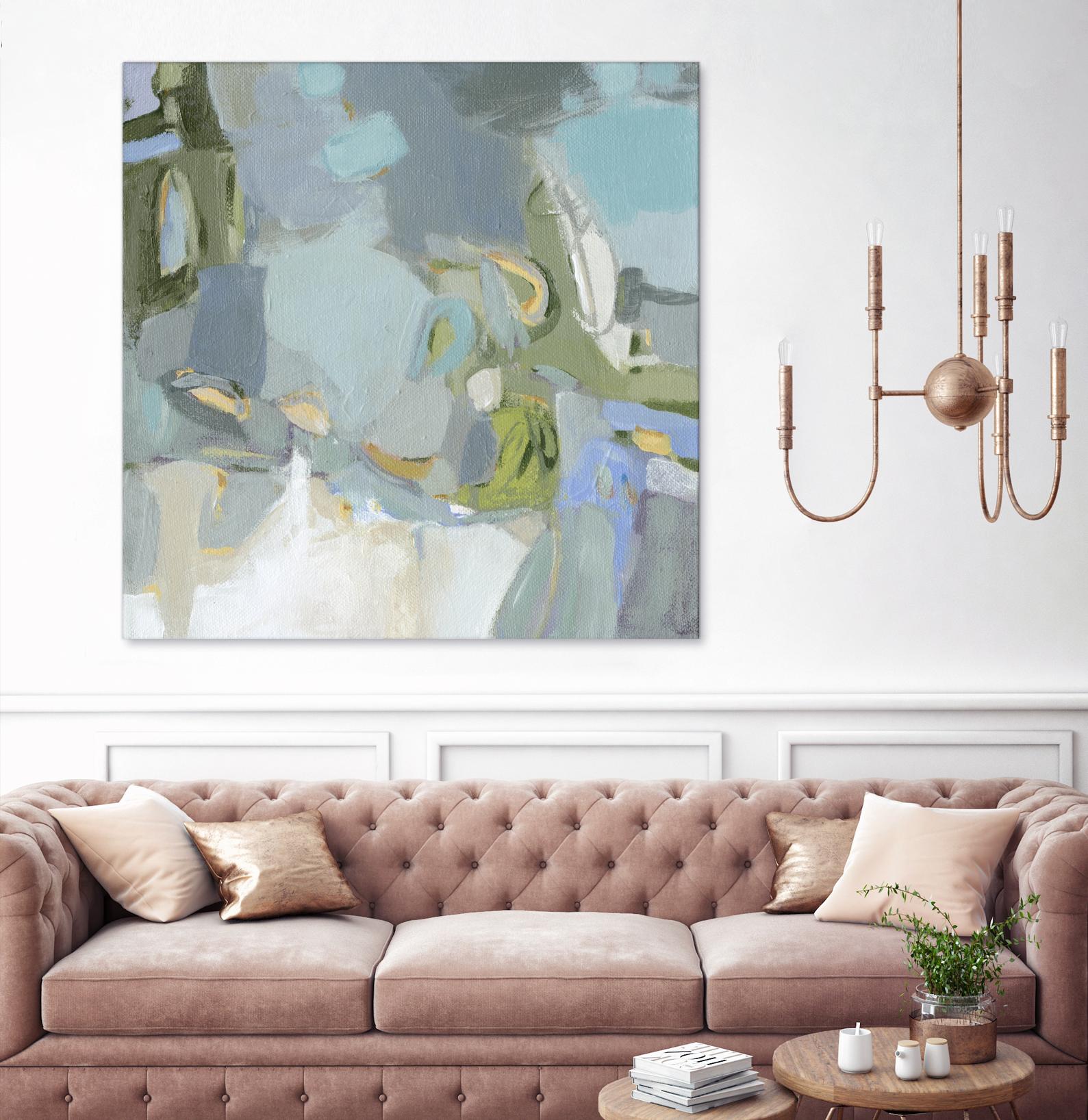 Moonlight by Christina Long on GIANT ART - green abstract