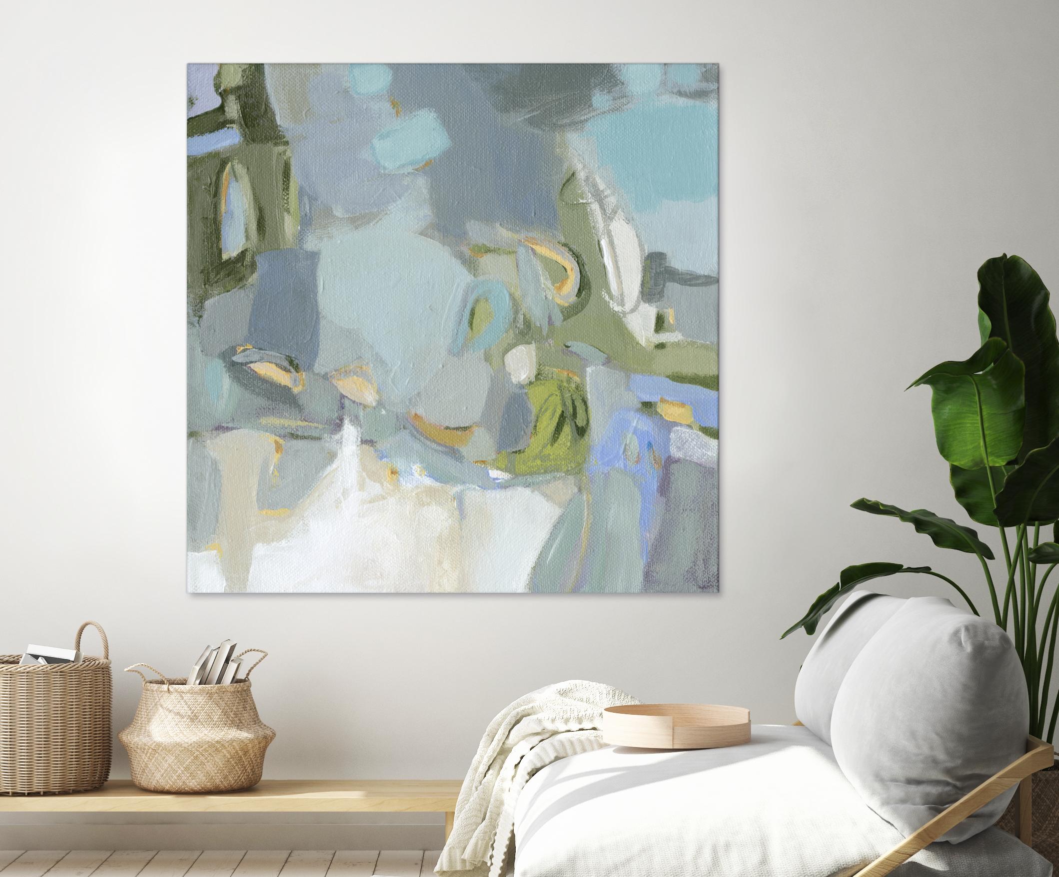 Moonlight by Christina Long on GIANT ART - green abstract