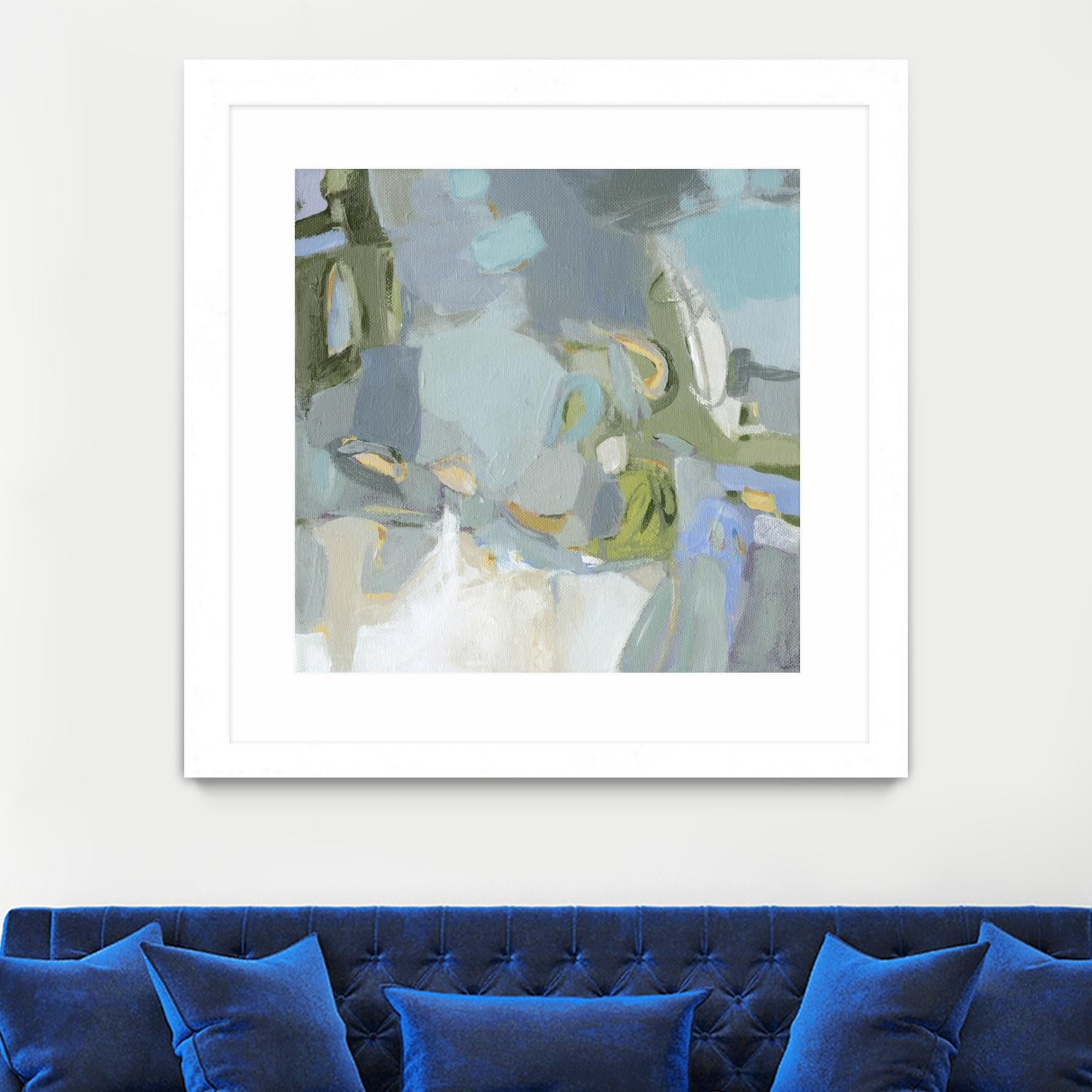 Moonlight by Christina Long on GIANT ART - green abstract