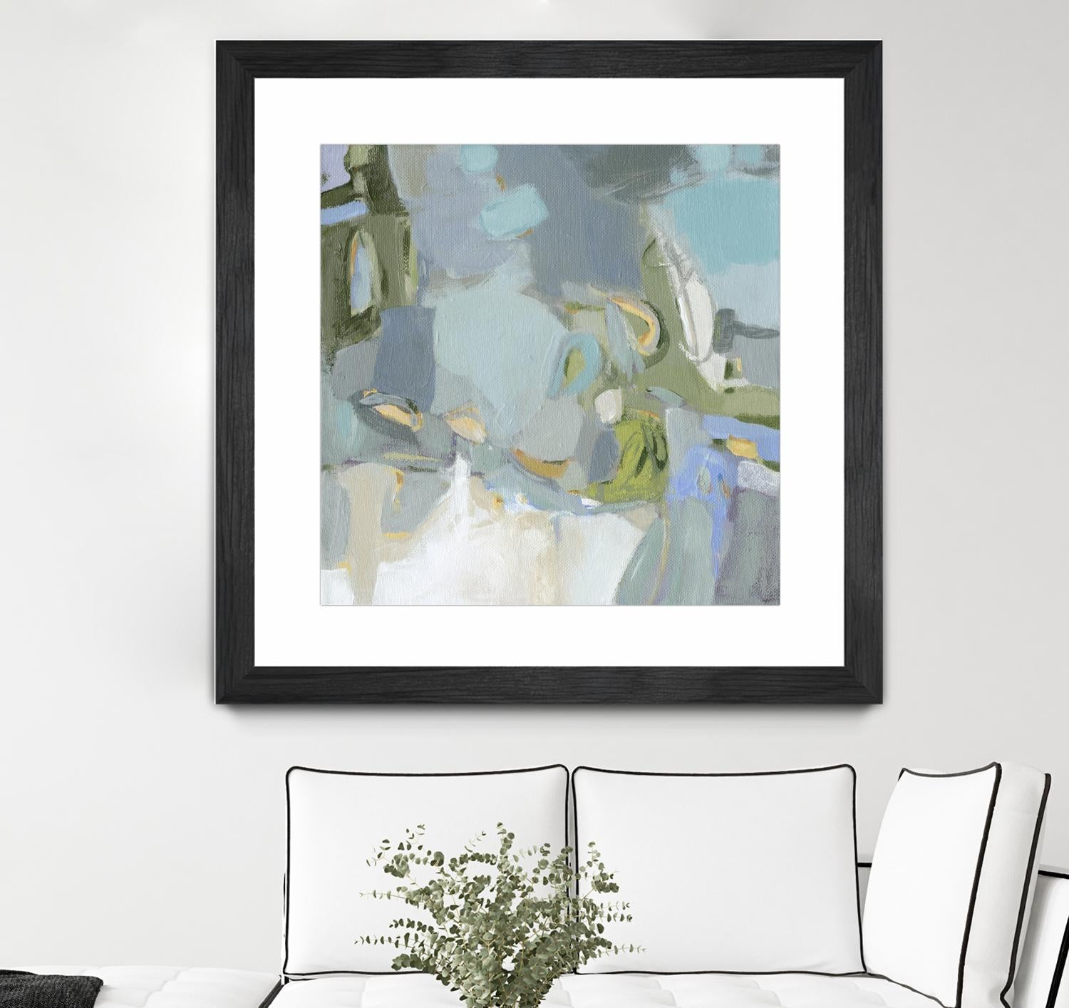 Moonlight by Christina Long on GIANT ART - green abstract
