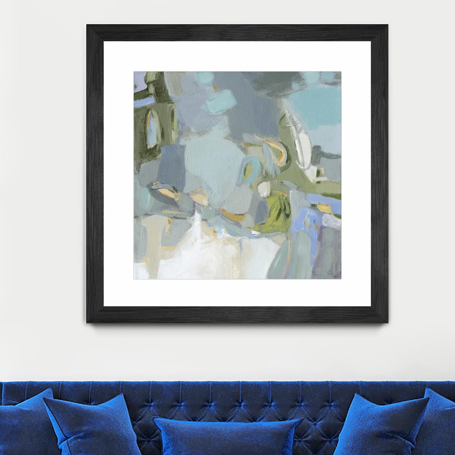 Moonlight by Christina Long on GIANT ART - green abstract
