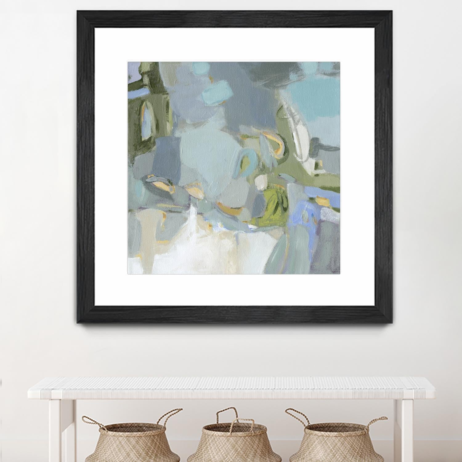 Moonlight by Christina Long on GIANT ART - green abstract