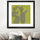 Opuntia I by Chariklia Zarris on GIANT ART - green coastal & tropical abstract