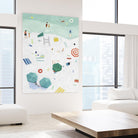 Beach Vista I by Emma Scarvey on GIANT ART - red coastal & tropical abstract