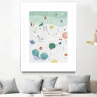 Beach Vista I by Emma Scarvey on GIANT ART - red coastal & tropical abstract