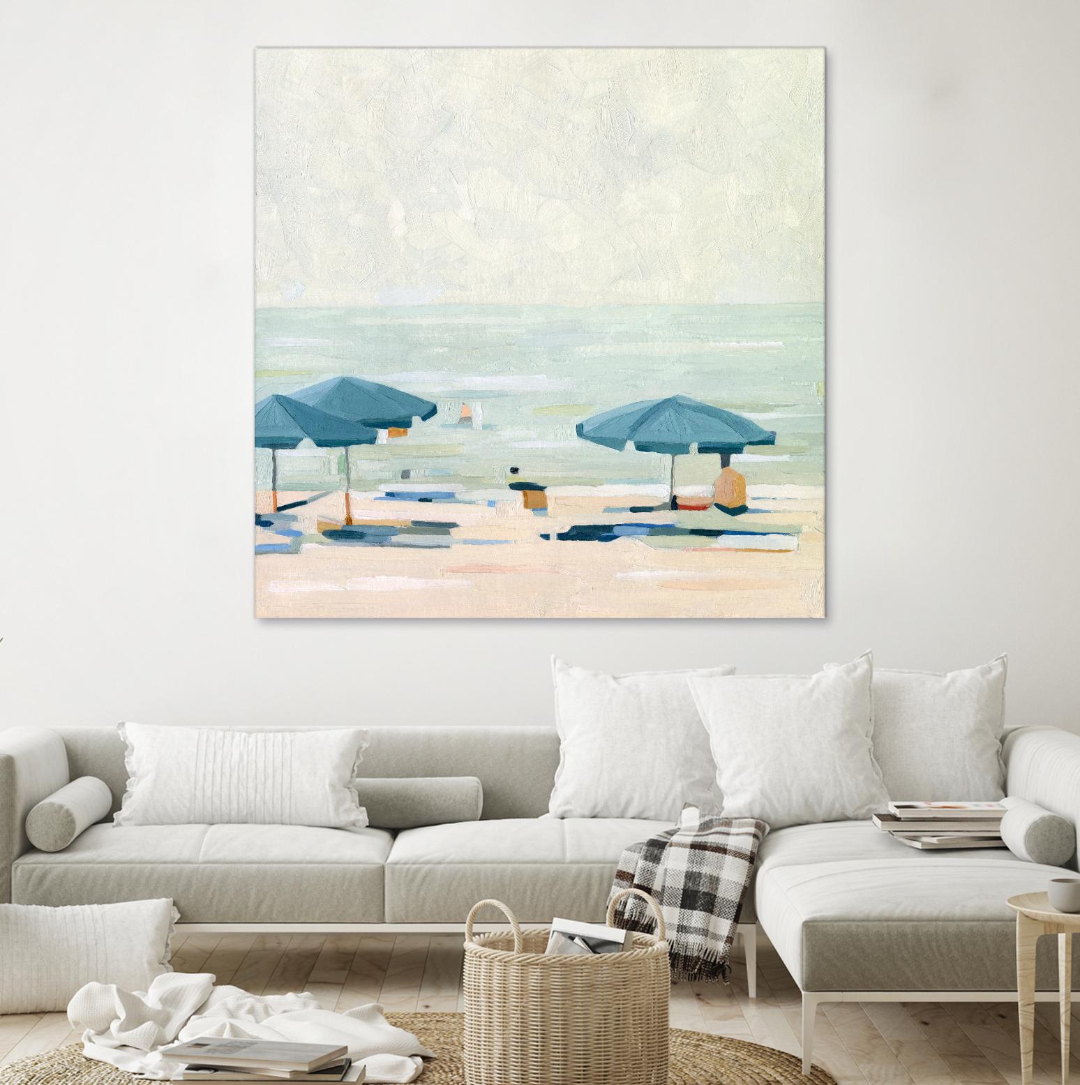 If It's the Beaches II by Emma Scarvey on GIANT ART - beige coastal & tropical beach