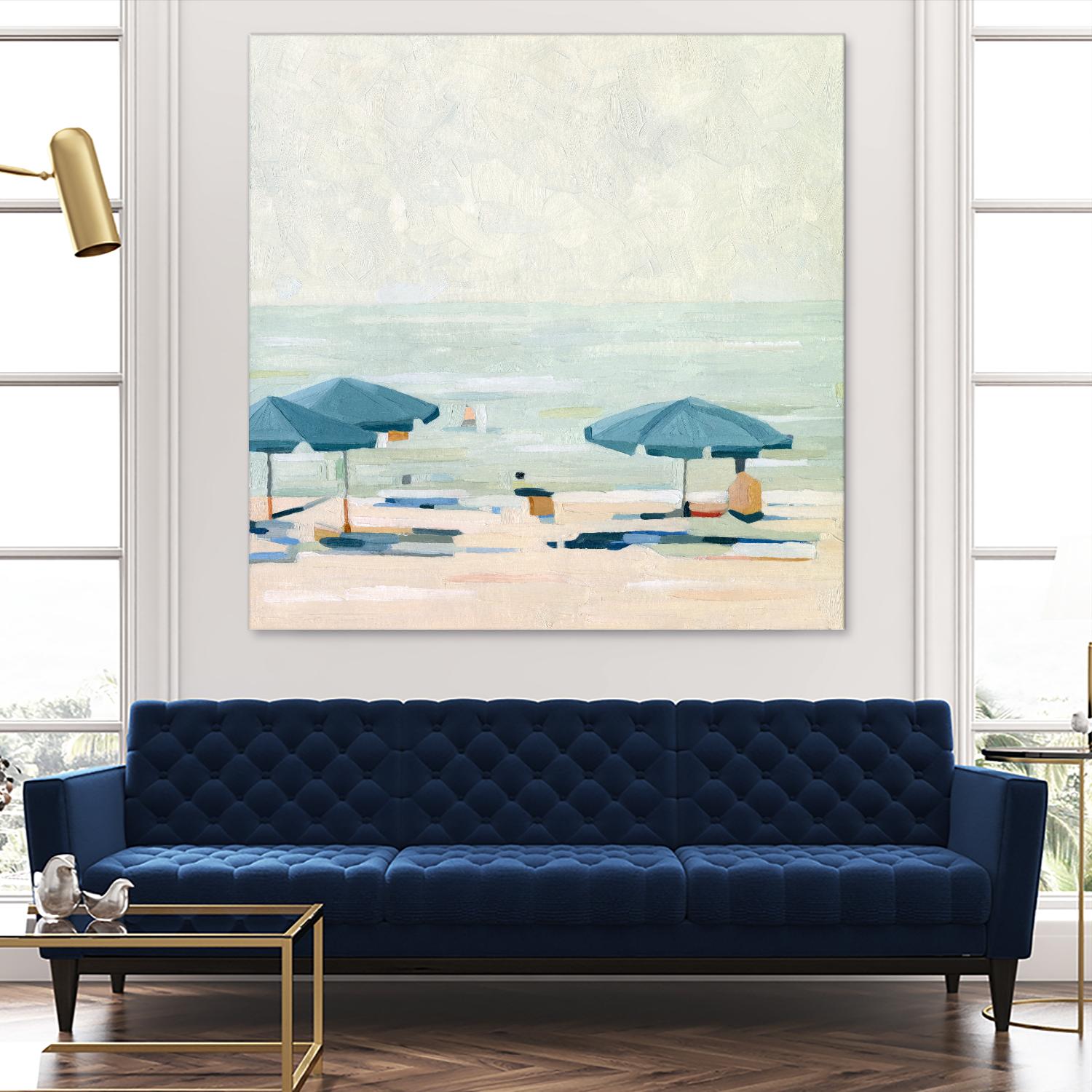 If It's the Beaches II by Emma Scarvey on GIANT ART - beige coastal & tropical beach