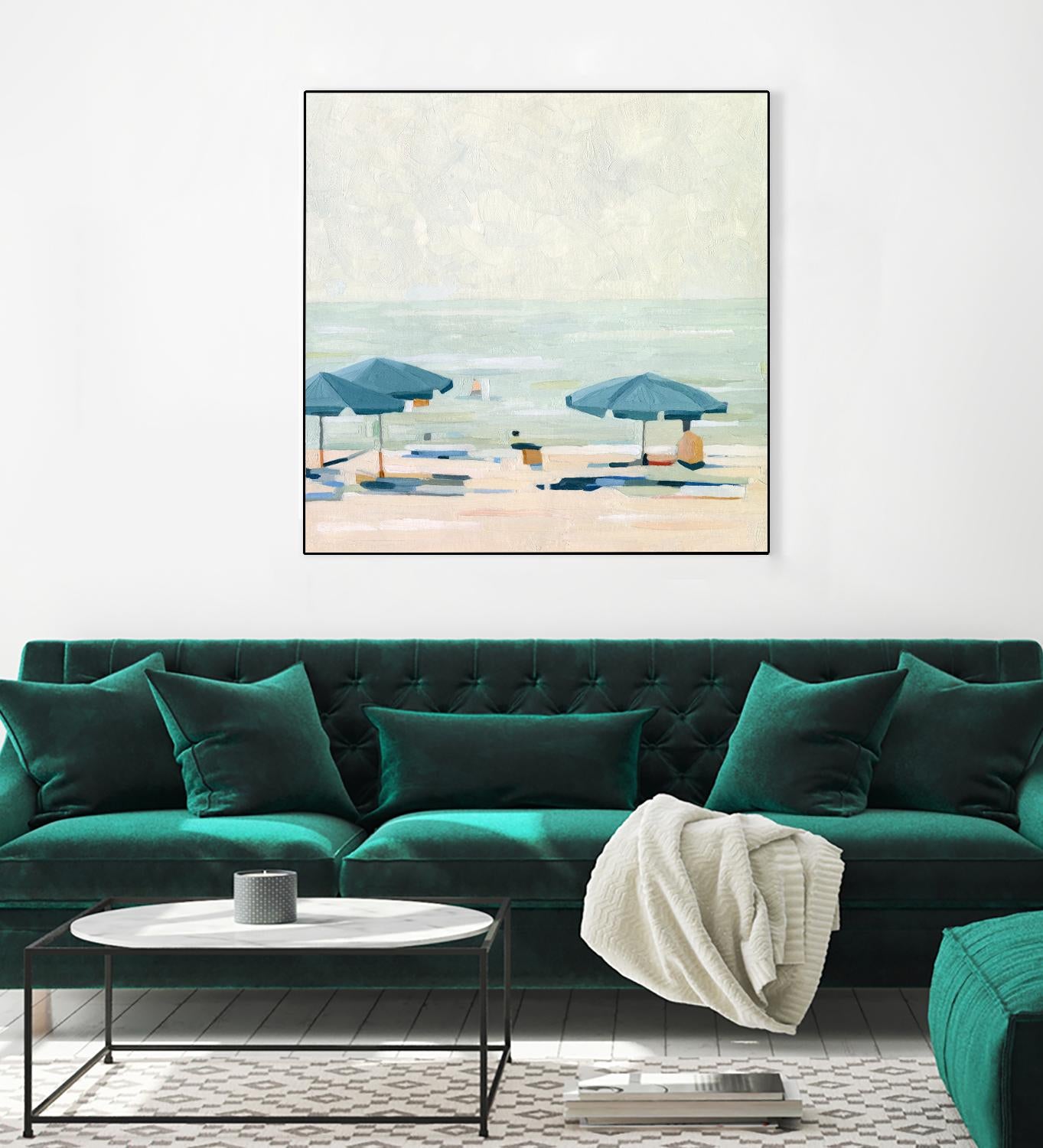 If It's the Beaches II by Emma Scarvey on GIANT ART - beige coastal & tropical beach