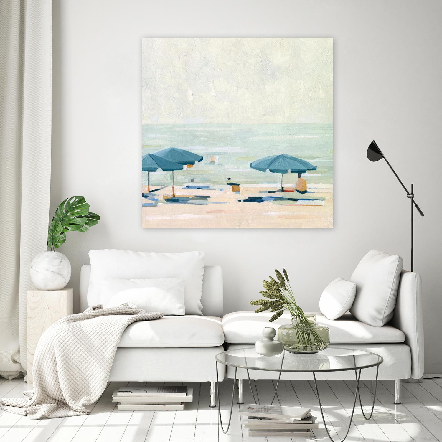 If It's the Beaches II by Emma Scarvey on GIANT ART - beige coastal & tropical beach