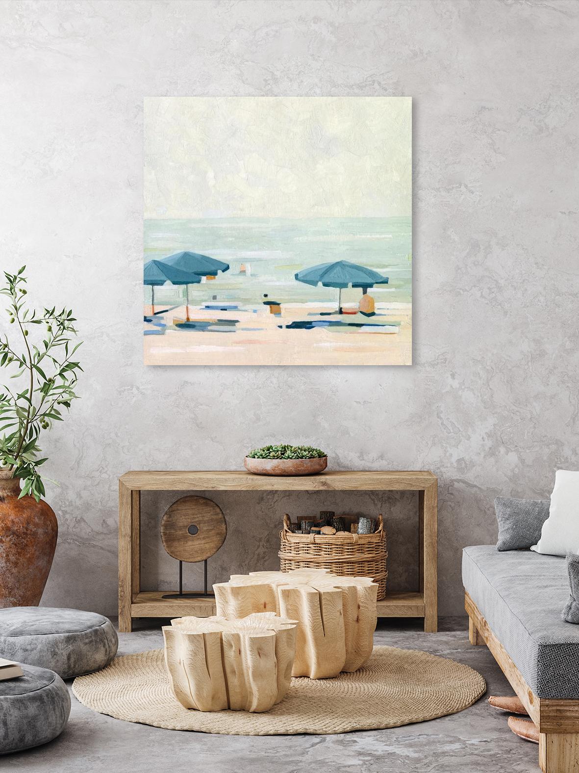 If It's the Beaches II by Emma Scarvey on GIANT ART - beige coastal & tropical beach