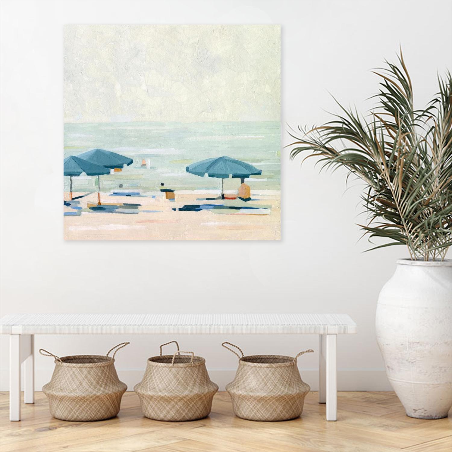 If It's the Beaches II by Emma Scarvey on GIANT ART - beige coastal & tropical beach