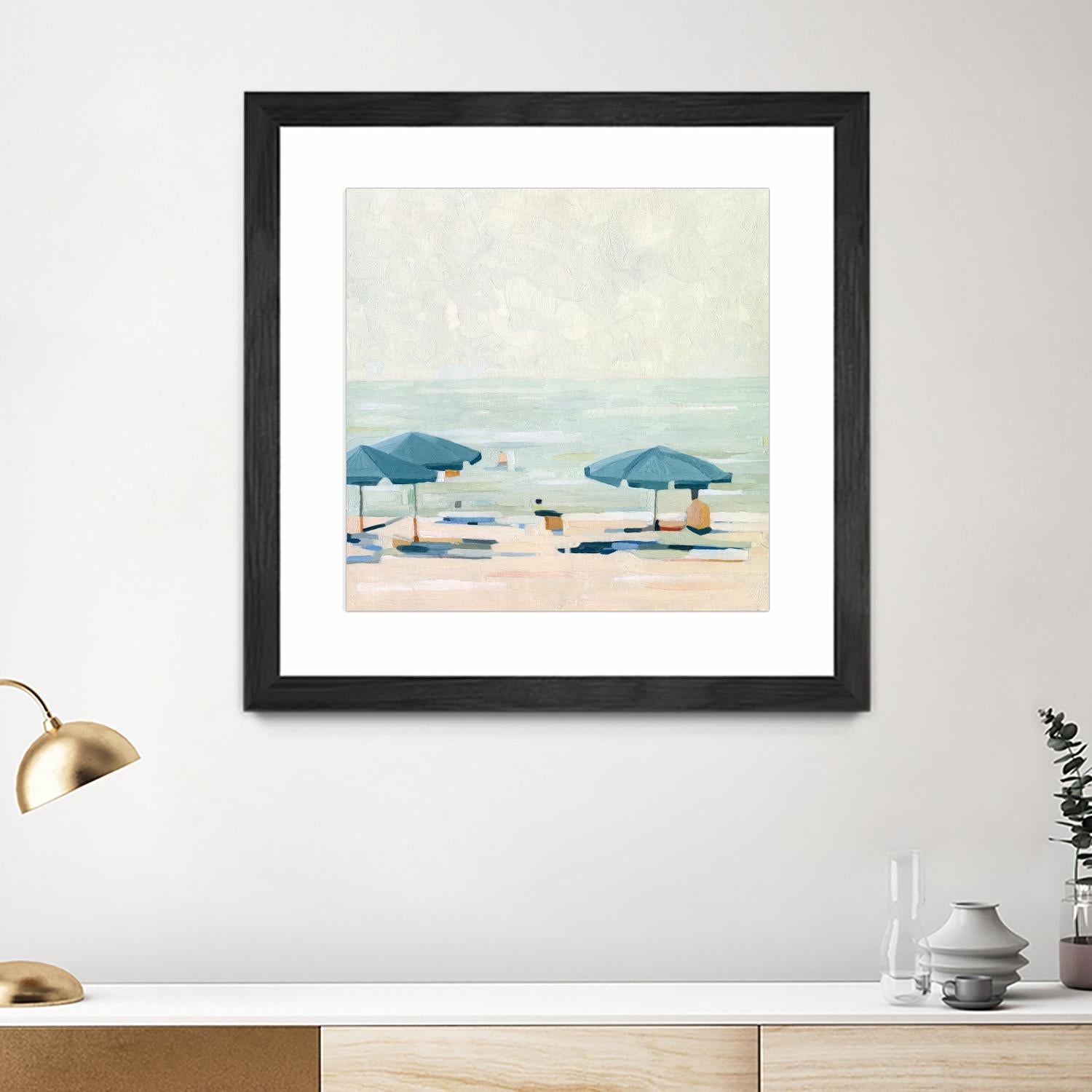 If It's the Beaches II by Emma Scarvey on GIANT ART - beige coastal & tropical beach