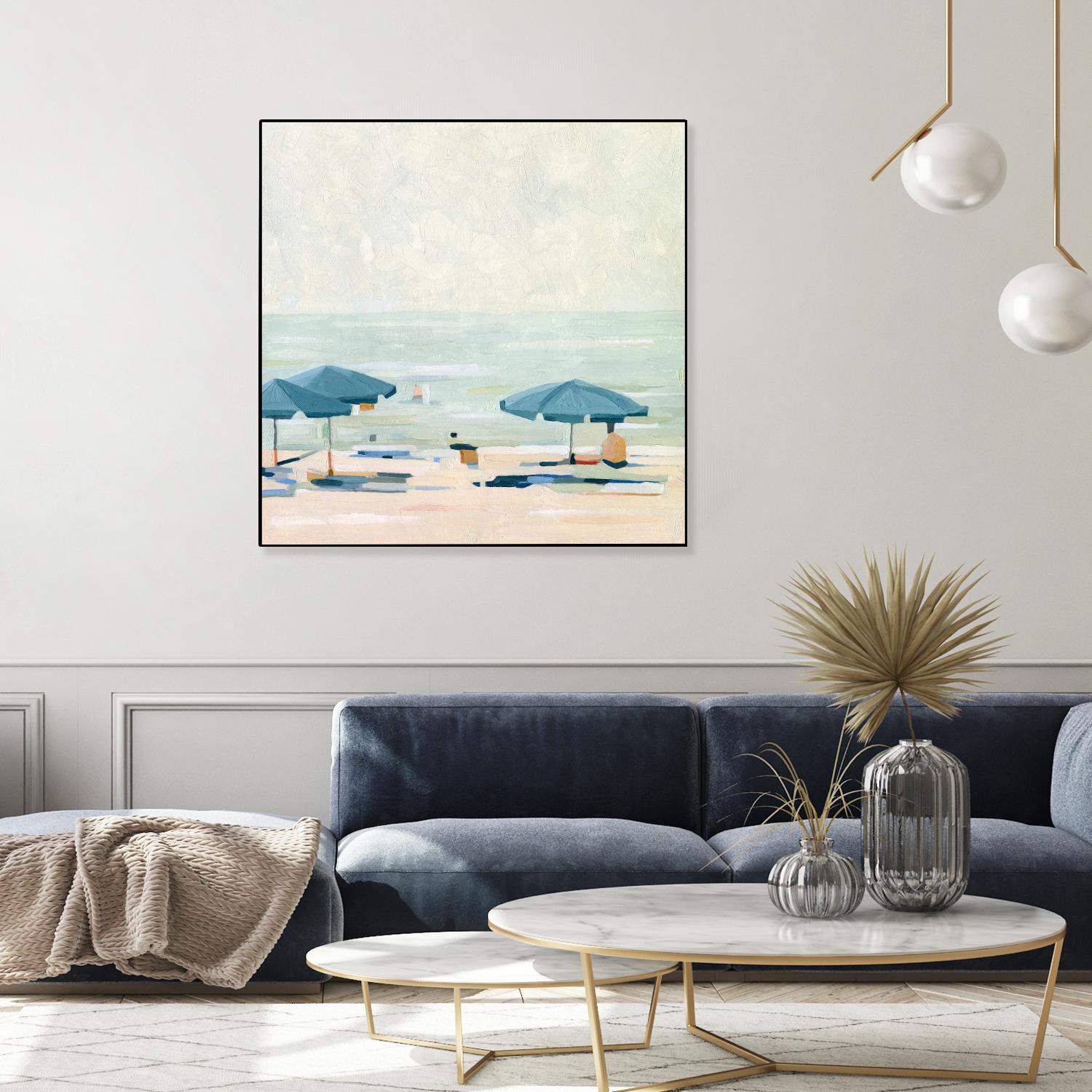 If It's the Beaches II by Emma Scarvey on GIANT ART - beige coastal & tropical beach