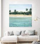 Paradis II by Grace Popp on GIANT ART - beige landscapes & seascapes beach