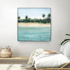 Paradis II by Grace Popp on GIANT ART - beige landscapes & seascapes beach