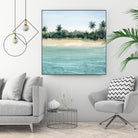 Paradis II by Grace Popp on GIANT ART - beige landscapes & seascapes beach
