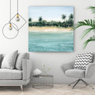 Paradis II by Grace Popp on GIANT ART - beige landscapes & seascapes beach