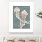 Jellyfish Dance I by Grace Popp on GIANT ART - pink coastal & tropical abstract