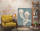 Jellyfish Dance I by Grace Popp on GIANT ART - pink coastal & tropical abstract