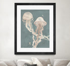 Jellyfish Dance I by Grace Popp on GIANT ART - pink coastal & tropical abstract