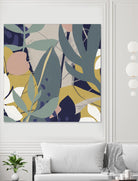 Tropical Attraction II by June Vess on GIANT ART - green coastal & tropical abstract