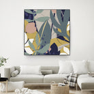 Tropical Attraction II by June Vess on GIANT ART - green coastal & tropical abstract