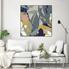 Tropical Attraction II by June Vess on GIANT ART - green coastal & tropical abstract