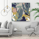 Tropical Attraction II by June Vess on GIANT ART - green coastal & tropical abstract