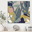 Tropical Attraction II by June Vess on GIANT ART - green coastal & tropical abstract