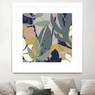 Tropical Attraction II by June Vess on GIANT ART - green coastal & tropical abstract