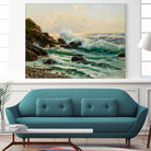 Main Seascape I by Constantin Alexandrovitch Westchiloff on GIANT ART - green coastal & tropical sea