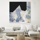 Blue & Black II by Bellissimo Art on GIANT ART - beige abstract abstract