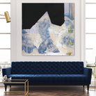 Blue & Black II by Bellissimo Art on GIANT ART - beige abstract abstract