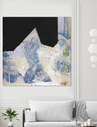 Blue & Black II by Bellissimo Art on GIANT ART - beige abstract abstract