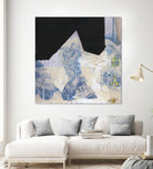 Blue & Black II by Bellissimo Art on GIANT ART - beige abstract abstract