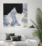 Blue & Black II by Bellissimo Art on GIANT ART - beige abstract abstract