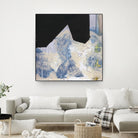 Blue & Black II by Bellissimo Art on GIANT ART - beige abstract abstract