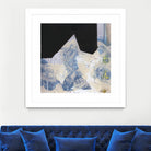 Blue & Black II by Bellissimo Art on GIANT ART - beige abstract abstract