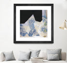 Blue & Black II by Bellissimo Art on GIANT ART - beige abstract abstract